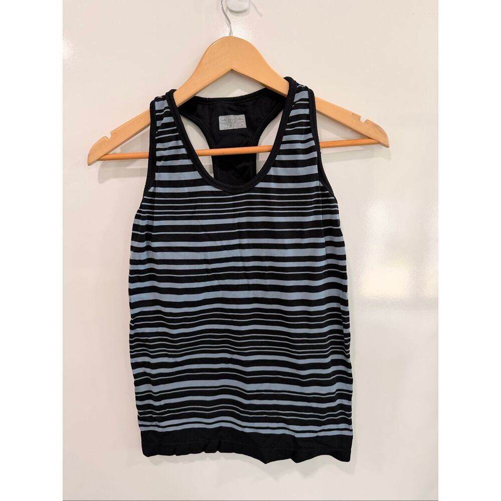Athleta Striped Racerback Tank Built-In Bra S